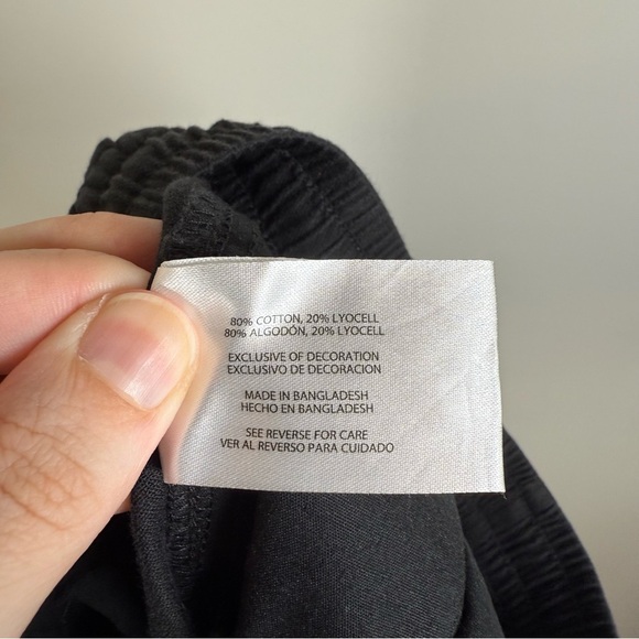 Gap Essential Minimalist Elastic Drawstring Waist Jogger Sweatpants Black XS NWT - Picture 6 of 6